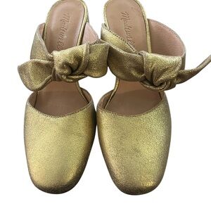 Madewell Zoe bow mules
